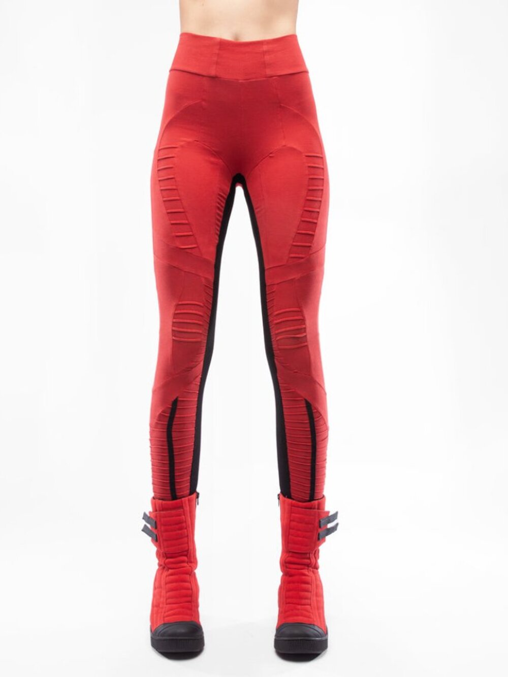 NWT Demobaza women's leggings "red lens", M/L